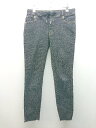 ◇ CIAOPANICTYPY ジーンズ スリット 切りっぱなし加工 カジュアル デニムパンツ サイズL ブラック レディース E 【中古】(4)