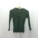 ◇ STRAWBERRY-FIELDS タイトスリーブ シンプル 大人 長袖 セーター 表記なし ブラック レディース メンズ E 【中古】