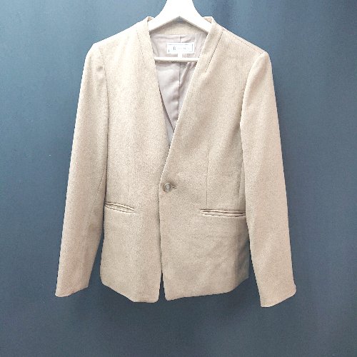 ◇ ROPÉ PICNIC シンプル 無地 アウター 長袖 ジャケット サイズ40 ブラウン レディース E 【中古】