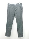 ◇ LEPSIM レプシィム 無地 フロントファスナー カジュアル ロングパンツ サイズLL ブラック レディース E 【中古】(4)