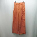 ◇ ROPE' ロペ 無地 2タック シンプル スラックス サイズ38 オレンジ レディース E 【中古】(4)