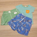 ◇ 《 SM2/petit main まとめ売り3点セット 80/90サイズ ベビー服 Vネック ウエストゴム 柄物 Tシャツ パンツ メンズ 》 E 【中古】
