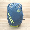 ◇ umbro リュックサック バックパック スポーツ 部活 クラブ 練習 キッズ バッグ ブルー レディース メンズ E 【中古】