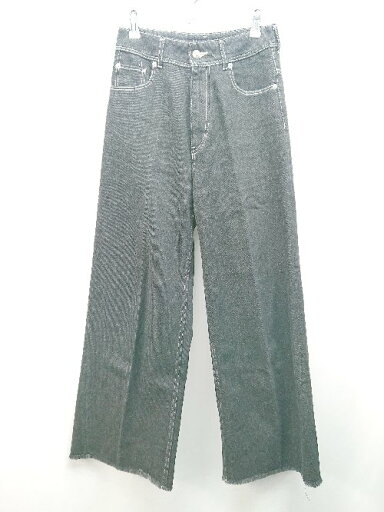 ◇ public tokyo デニム生地 ジーンズ 切りっぱなし ジップフライ ステッチ パンツ サイズ3 ブラック レディース E 【中古】 ◇ public tokyo デニム生地 ジーンズ 切りっぱなし ジップフライ ステッチ パンツ サイズ3 ブラック レディース E 【中古】