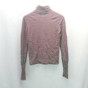 ◇ BARNYARDSTORM 無地 タートルネック 細身 長袖 ニット サイズ0 ブラウン レディース E 【中古】