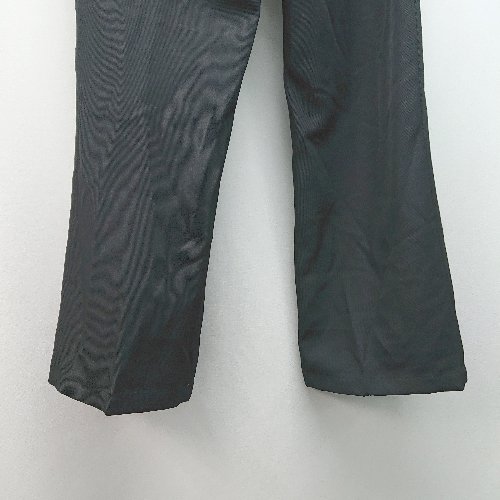 ◇ WESTBOY ベルト ノータック きれいめ シンプル ワントーン ワイドパンツ サイズXL ブラック メンズ E 【中古】