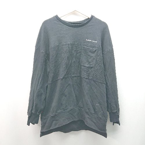 ◇ Barbiuoe Cnachbo スウェット オーバーサイズ カジュアル ワントーン 長袖 トレーナー 表記なし ブラ..