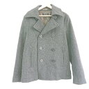 ◇ URBAN RESEARCH ダブルボタン キルティング ショート丈 長袖 チェスターコート サイズL グレー メンズ E 【中古】