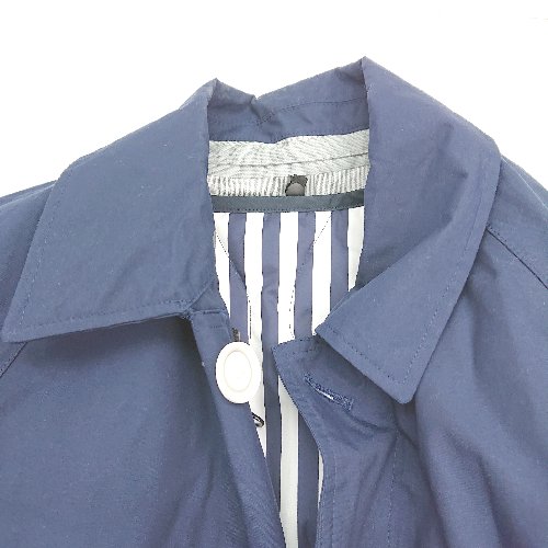 ◇ ◎ NIKO AND ストライプ柄 キルティング オーバーサイズ 長袖 ジャンパー サイズ3 ネイビー メンズ E 【中古】