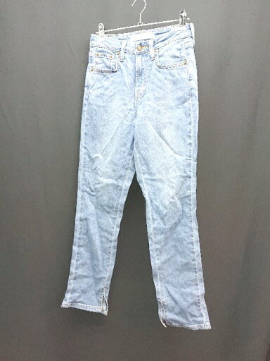 ◇ SOMETHING ジーンズ スリット オールシーズン シンプル デニムパンツ サイズS ブルー レディース E 【中古】 ◇ SOMETHING ジーンズ スリット オールシーズン シンプル デニムパンツ サイズS ブルー レディース E 【中古】
