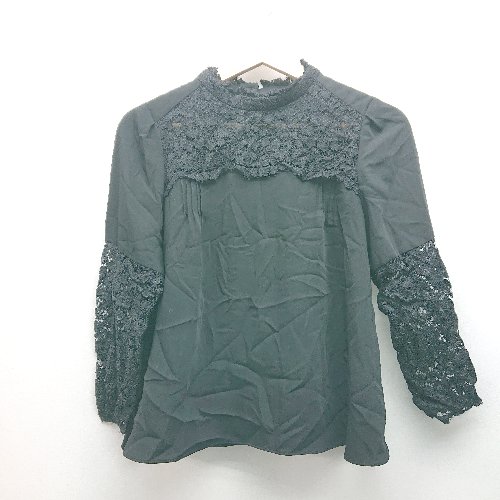 ◇ OLIKA レース バックジップ シャツ きれいめ シンプル 長袖 ブラウス サイズF ブラック レディース E 【中古】 ◇ OLIKA レース バックジップ シャツ きれいめ シンプル 長袖 ブラウス サイズF ブラック レディース E 【中古】