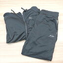 ◇ FILA フィラ カジュアル シンプル スポーティー ライン セットアップ ジャージ サイズLL ブラック レディース E 【中古】