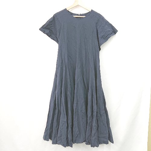 ◇ BELLADESSO カジュアル シンプル バックファスナー 半袖 ロング丈 ワンピース サイズ13 ネイビー レディース E 【中古】 ◇ BELLADESSO カジュアル シンプル バックファスナー 半袖 ロング丈 ワンピース サイズ13 ネイビー レディース E 【中古】