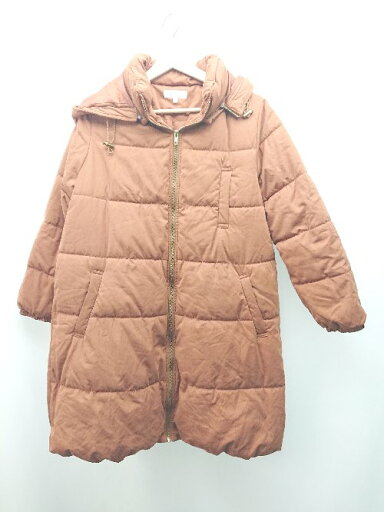 ◇ Field Dream シンプル 秋冬素材 防寒 フロントファスナー 長袖 ダウンジャケット サイズ0 テラコッタ レディース E 【中古】 ◇ Field Dream シンプル 秋冬素材 防寒 フロントファスナー 長袖 ダウンジャケット サイズ0 テラコッタ レディース E 【中古】