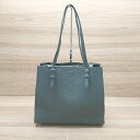 ◇ CHARLES&KEITH チャールズ&キース レザ素材 大人 綺麗め ハンドバッグ グレー系 レディース E 【中古】
