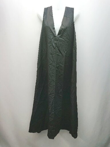 ◇ shes closet シンプル リボン モノトーン ロング丈 ワンピース サイズF ブラック レディース E 【中古】 ◇ shes closet シンプル リボン モノトーン ロング丈 ワンピース サイズF ブラック レディース E 【中古】