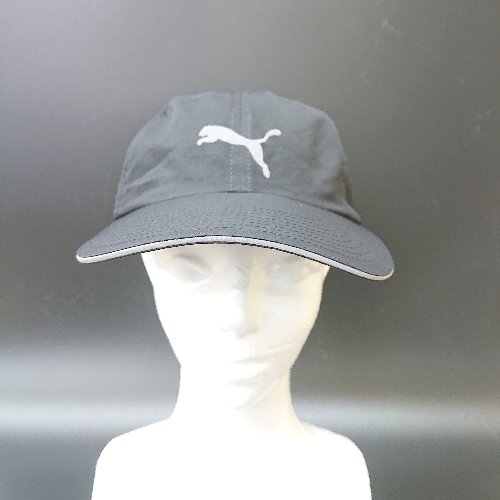 ◇ PUMA プーマ スポ-ツ 日よけ ランニング ハイキング 夏 海 キャップ ブラック サイズ56-58cm レディ-ス E 【中古】