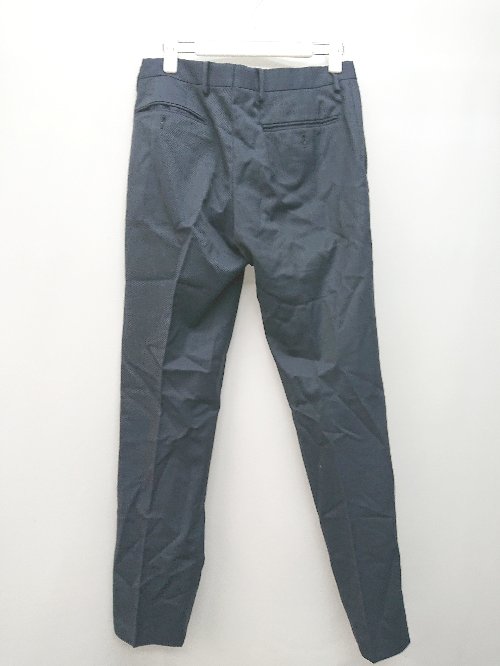 ◇ UNITED ARROWS ユナイテッドアローズ ウール混 テーパード パンツ サイズ72 ネイビー メンズ レディース P 【中古】