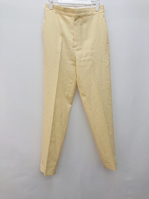 ◇ N.O.R.C ノーク きれいめ 華やか ストレート パンツ スラックス サイズ1 イエロー レディース P 【中古】