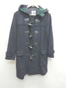 ◇ J.PRESS Jプレス キッズ 子供服 ウール 定番 長袖 ダッフルコート サイズ150A ブラック レディース メンズ P 【中古】