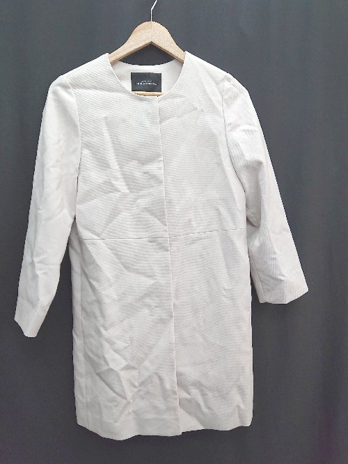 ◇ green label relaxing UNITED ARROWS ユナイテッドアローズ 長袖 コート サイズ36 オフホワイト系 レディース P 【中古】