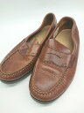 ◇ G.H. Bass & Co. ジーエイチバス Uチップ 定番 ローファー シューズ サイズ6 7 40 ブラウン レディース P 【中古】