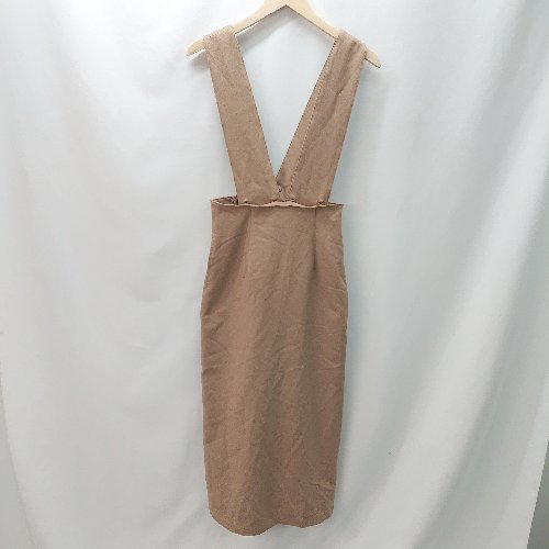 ◇ niko and … ニコアンド ショルダ－取り外し可能 バックスリット ロング丈 ワンピース サイズM べ－ジ..