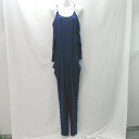 ◇ Michael Michael Kors バックジップ レザ-ショルダー 長袖 サロペット サイズM ネイビー系 レディース E 【中古】(4)