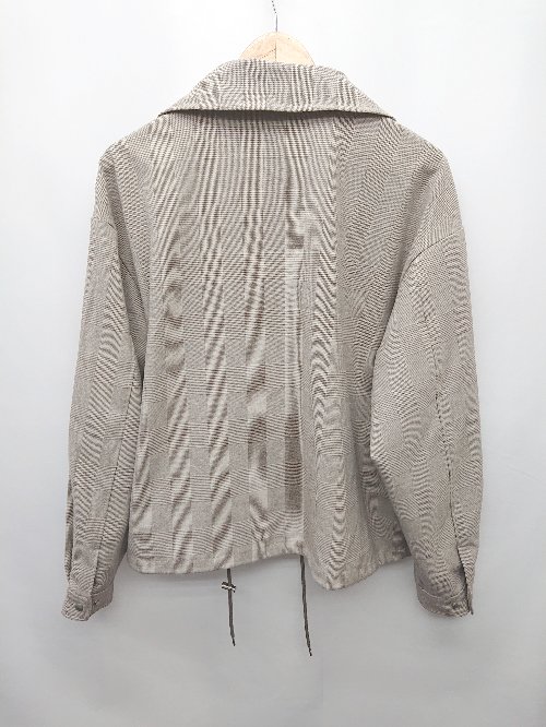 ◇ anown アノン チェック オーバーサイズ かわいい 長袖 ジャケット サイズM ベージュ系 マルチ レディース P 【中古】