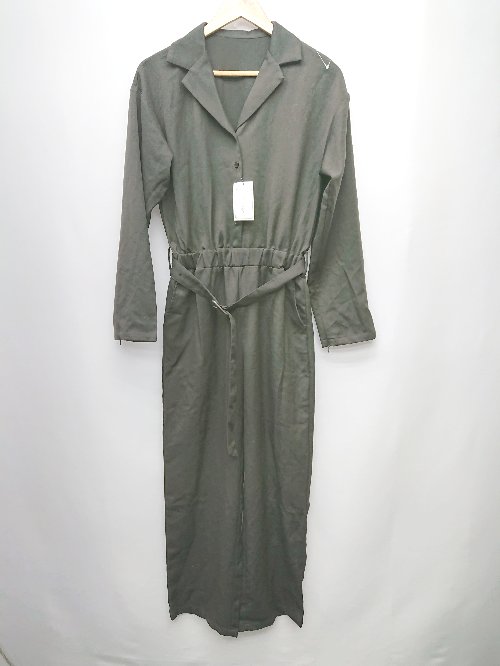 ◇ ◎ ●未使用● apres jour アプレジュール 長袖 ソデスリット オールインワン サイズM ダークブラウン レディース P 【中古】