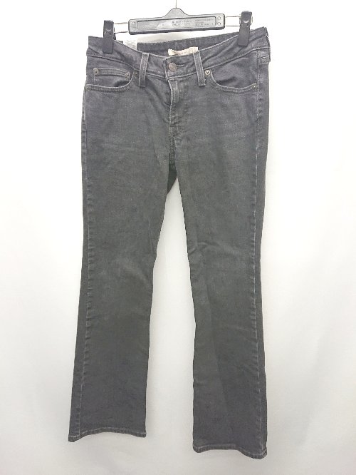 ◇ Levi's リーバイス WOMEN'S SUPERLOW BOOT CUT JEANS デニム フレアパンツ サイズ26 ブラック レディース P 【中古】