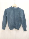 ◇ Freada フリーダ ふわふわ シンプル 長袖 ニット セーター サイズF ブルー グリーン系 レディース P 【中古】(4)