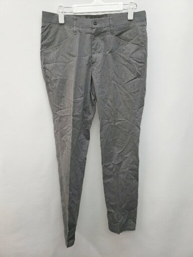 ◇ MICHEL KLEIN ミッシェルクラン ストライプ センタープレス テーパード パンツ サイズ46 グレー メンズ P 【中古】 ◇ MICHEL KLEIN ミッシェルクラン ストライプ センタープレス テーパード パンツ サイズ46 グレー メンズ P 【中古】