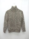 ◇ CLOSED クローズド リブニット ジップアップ カジュアル 長袖 カーディガン ブラウン系 マルチ レディース P 【中古】