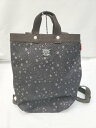 ◇ ROOTOTE ルートート 星柄 カジュアル ハンド デイパック リュック ブラック ブラウン レディース P 【中古】