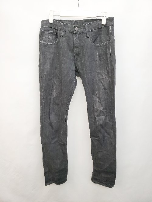 ◇ AMERICAN RAG CIE アメリカンラグシー コットン100% 無地 デニム ジーンズ パンツ サイズ1 ブラック メンズ P 【中古】