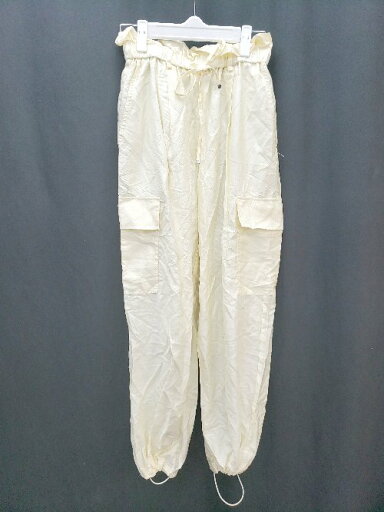 ◇ LOWRYS FARM ローリーズファーム ウエストゴム カジュアル ジョガー パンツ サイズF アイボリー レディース P 【中古】 ◇ LOWRYS FARM ローリーズファーム ウエストゴム カジュアル ジョガー パンツ サイズF アイボリー レディース P 【中古】