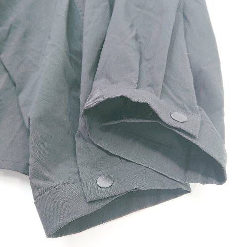 ◇ KiU キウ カジュアル シンプル ストリート アウトドア 長袖 ワークシャツ サイズF ブラック メンズ E 【中古】