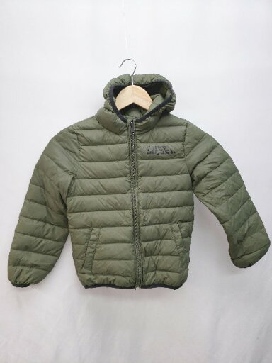 ◇ DIESEL ディーゼル ジップアップ ロゴプリント キッズ 子供服 長袖 ダウンジャケット 表記なし カーキ系 メンズ P 【中古】 ◇ DIESEL ディーゼル ジップアップ ロゴプリント キッズ 子供服 長袖 ダウンジャケット 表記なし カーキ系 メンズ P 【中古】