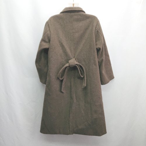 ■ emi＋ エミプラス 中綿あり 厚手 シンプル 大人感 長袖 コート サイズL ブラウン系 メンズ E 【中古】