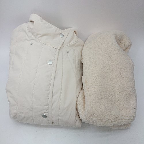 ◇ ◎ SLURR スラ― キルティング ジャケット ステンカラー 長袖 コート サイズF アイボリー レディース E 【中古】 ◇ ◎ SLURR スラ― キルティング ジャケット ステンカラー 長袖 コート サイズF アイボリー レディース E 【中古】