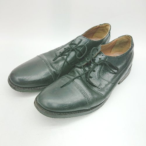◇ Clarks クラークス シンプル キレイめ インド製 ULTIMATECOMFORT 革靴 サイズ26.5 ブラック メンズ E..