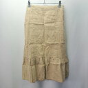 ◇ Theory セオリー サイドジップ 膝丈 マーメイド スカート サイズ0 ベージュ レディース E 【中古】(4)