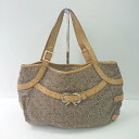 ◇ Anya Hindmarch アニヤハインドマーチ 総柄 トート 鞄 ハンドバッグ ブラウン系 レディース E 【中古】
