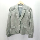 ◇ PROPORTION プロポーション サテン生地風 弱フレアレングス セットアップ サイズ3 グレー レディース E 【中古】