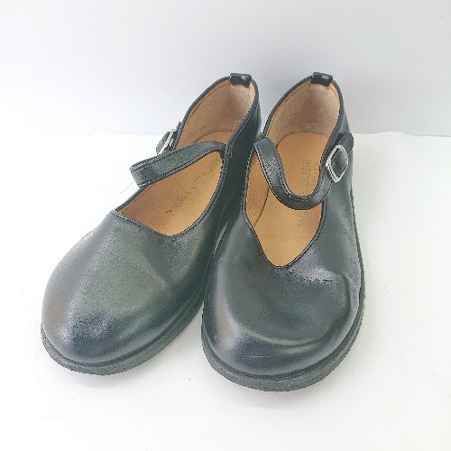 ◇ MIKI HOUSE ミキハウス 子供用 キッズ 入学式 ストラップ パンプス サイズ18.0 ブラック レディース ..