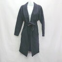 ■ ◎ MOUSSY マウジー シンプル 前留め具なし 大人感 長袖 コート サイズ1 ネイビー系 メンズ E 【中古】|詳細画像