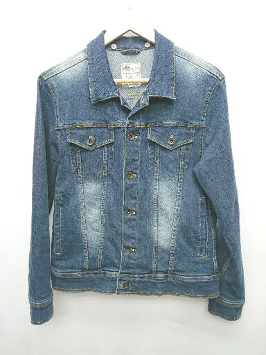 ◇ NATURAL STORY ナチュラルストーリー ストレッチ 2WAY 長袖 デニム ジャケット Gジャン サイズM ネイビー系 メンズ P 【中古】 ◇ NATURAL STORY ナチュラルストーリー ストレッチ 2WAY 長袖 デニム ジャケット Gジャン サイズM ネイビー系 メンズ P 【中古】