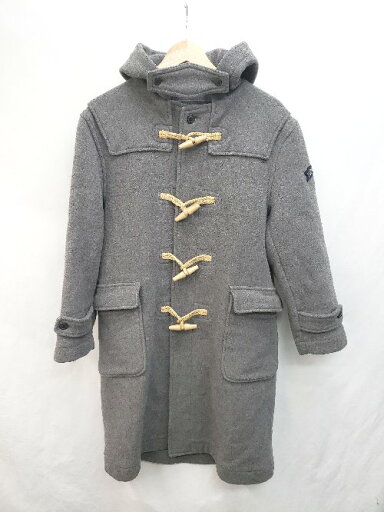 ◇ CAMPUS PORTLAND LIFE ポートランド フード ウール混 シンプル 長袖 ダッフルコート サイズS グレー メンズ P 【中古】 ◇ CAMPUS PORTLAND LIFE ポートランド フード ウール混 シンプル 長袖 ダッフルコート サイズS グレー メンズ P 【中古】