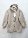 ◇ ◎ GLOBAL WORK グローバルワーク フード キッズ 子供服 シンプル 長袖 コート サイズ150 ベージュ P 【中古】